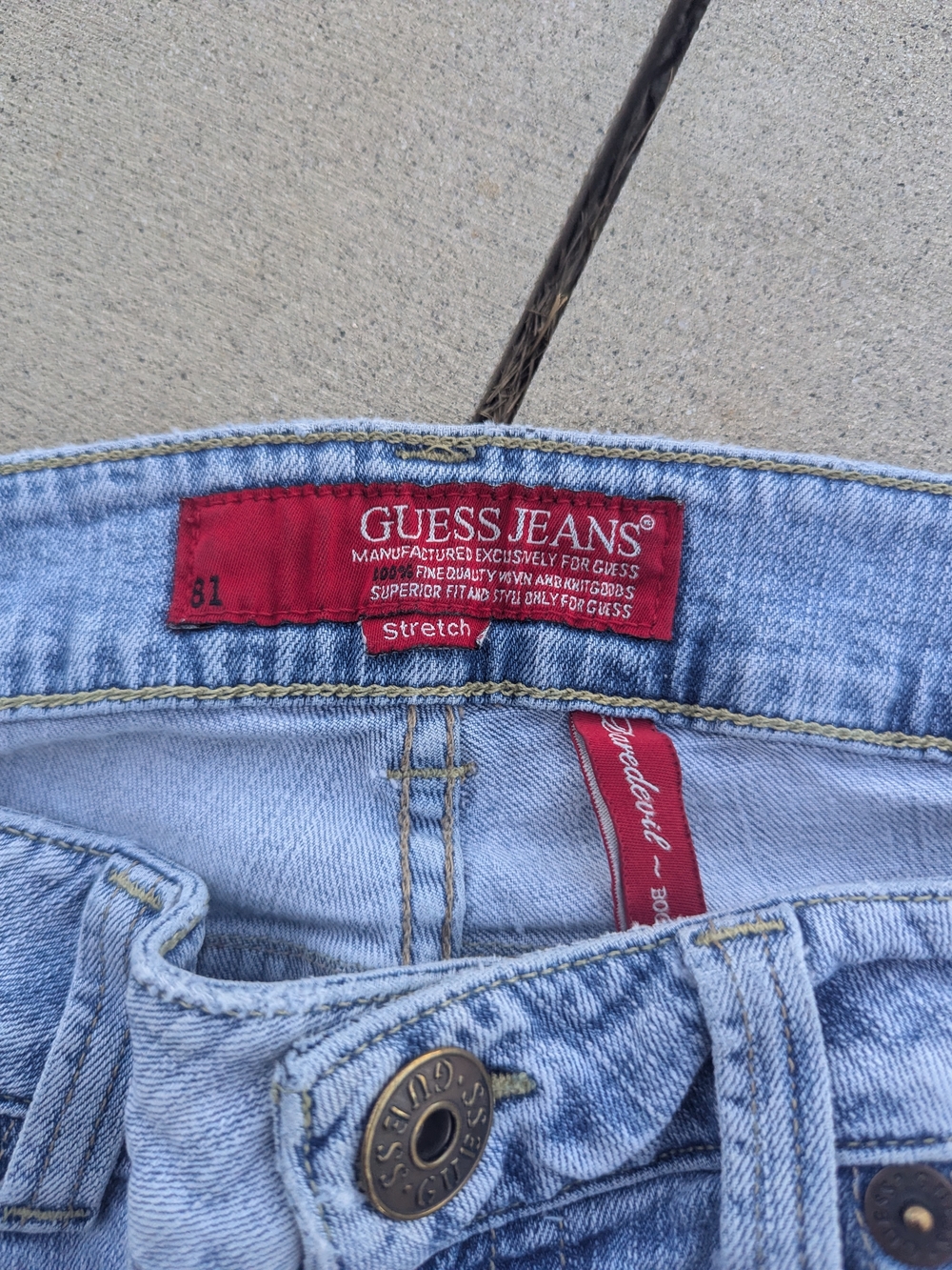 GUESS Jeans Light Blue Stretch Women's Jeans